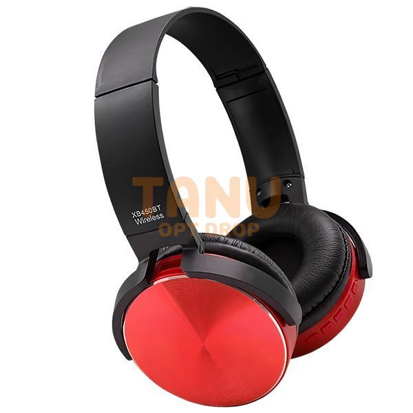Стильні накладні навушники SN eXtra Bass MDR-XB450, бездротові, Червоний 11k01p131v2 фото