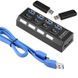 4-х портовый USB 3.0 usb с выключателями до 5 гбит 11k06p037 фото 1