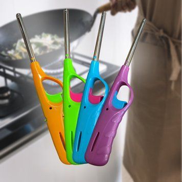 Кухонная газовая зажигалка с длинным носиком JuWngKe в ассортименте 10k12p219 фото
