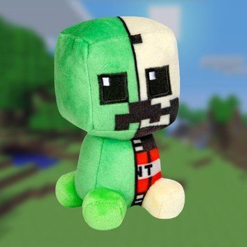 М'яка іграшка Майнкрафт Анатомія Кріпера Mini Crafter Creeper Anatomy 16 см (740) 03k01p026 фото