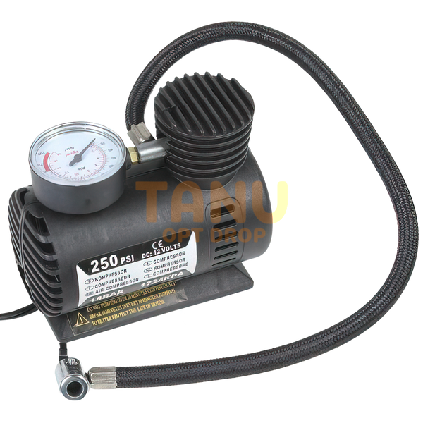 Портативний автомобільний електрокомпресор Air Compressor 250 PSI (205) 04k03p139 фото
