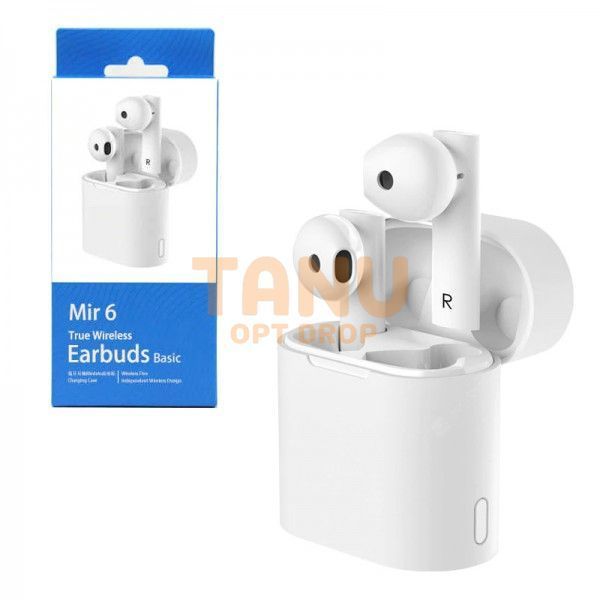 Повністю бездротові bluetooth-навушники Mir 6, білі 11k01p018 фото