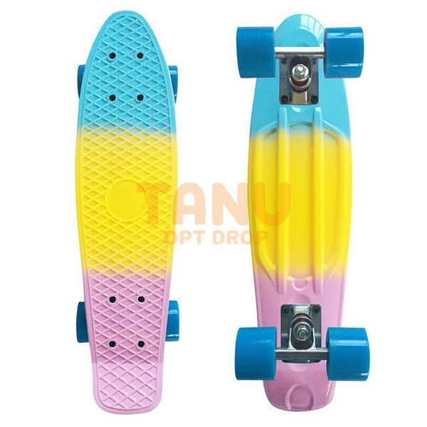 Дитячий скейтборд Пенні Борд (Penny Board) до 80 кг з колесами, що світяться 13k03p002v1 фото