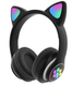 Бездротові дитячі TWS bluetooth навушники з котячими вушками Cat VIV-23M Чорні + SD карта пам'яті 64 gb 11k01p112v3 фото 4
