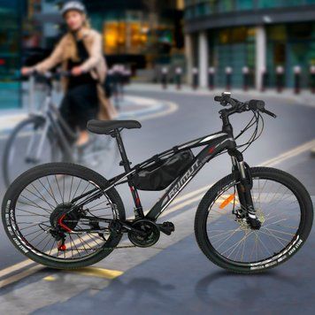 Электровелосипед с колесами диаметром 29 дюймов Crosser E-Jazz 29 36 вольт 10 ампер 500 Вт 13k06p060 фото