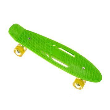 Скейт Пенні борд Best Board S206, колеса PU світяться, дека з ручкою Зелений 13k03p003 фото