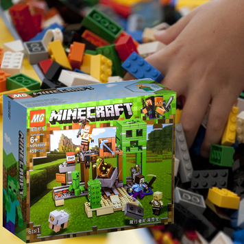 Пластиковый детский конструктор Minecraft 68005, 459 деталей (593) 03k03p012 фото