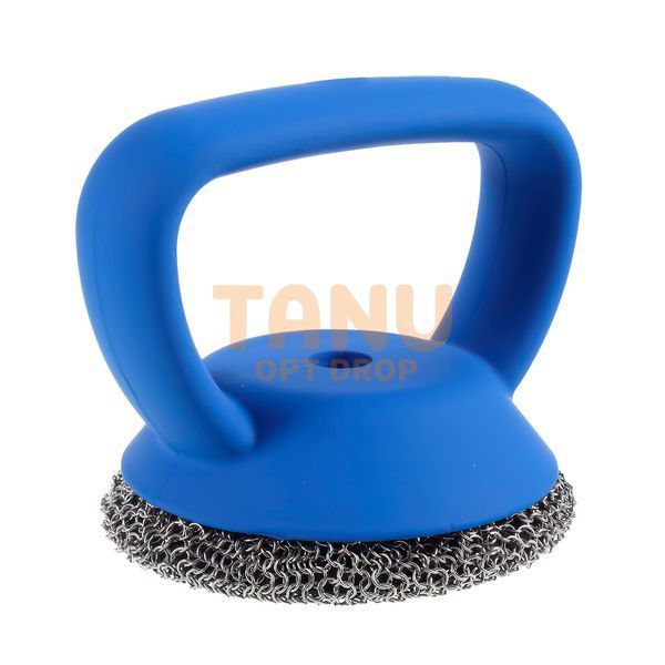 Щетка-металлический скребок для мытья посуды, сковородок с ручкой CLEANING BRUSH AND-3 (205) 01k02p343 фото