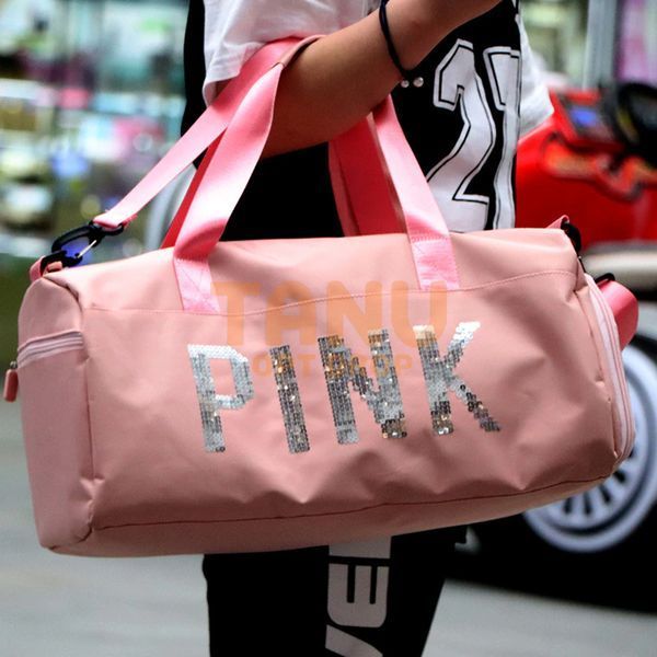 Сумка спортивна жіноча PINK, Рожева 07k01p018v2 фото
