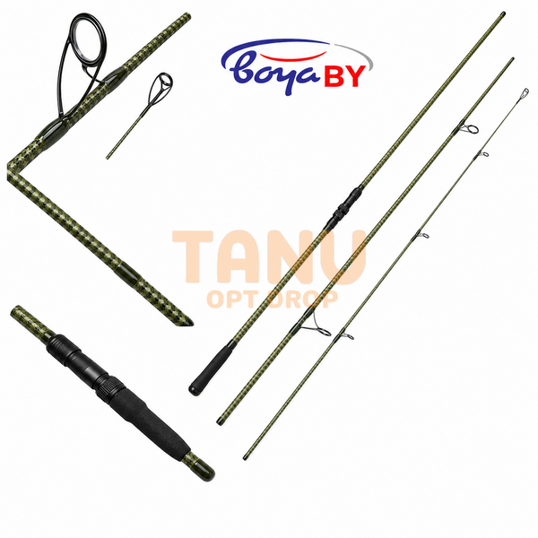 Вудилище спінінгове boyaBY 11985 3,9 м тест 5,0LB 5+1G 480  г(988/BY11985-3903) 02k04p640v4 фото