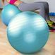 Надувной мяч для фитнеса (фитбол) Yoga Bal 65 см Голубой (HA-330) 02k07p022v12 фото 1