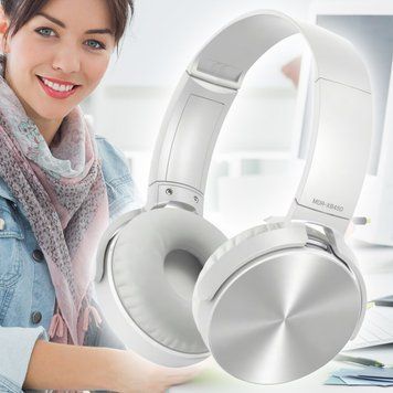Стильные накладные наушники SN eXtra Bass MDR-XB450, беспроводные, Белый 11k01p131v4 фото