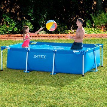 Каркасный семейный прямоугольный бассейн 6+лет Intex 28270 220*150*60см 1662л 02k12p028v1 фото