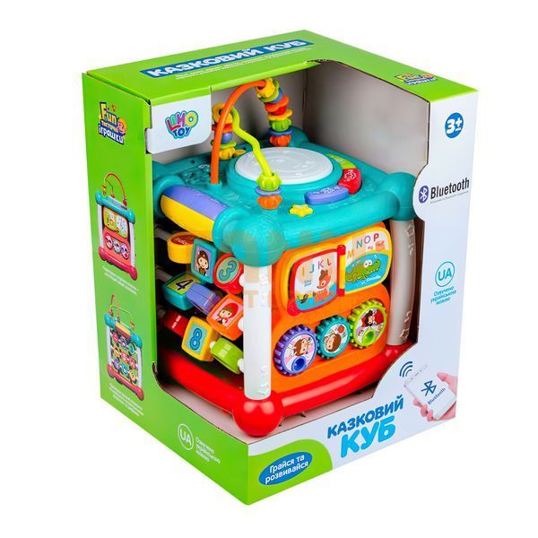 Розвиваюча інтерактивна іграшка "Куб" для маленьких дітей Limo Toy (IGR24) FT 0004 03k05p006 фото
