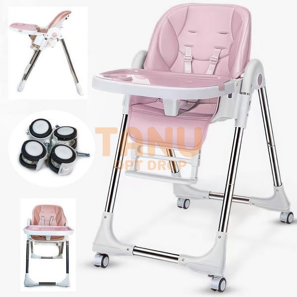 Детский стульчик кресло-шезлонг для кормления 2в1 IBS-330 Розовый (SD) 03k16p140v1 фото