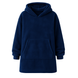 Толстовка - плед з капюшоном HUGGLE HOODIE КОВДРА, плед з рукавами СИНІЙ (NM-505) 01k06p001v1 фото 2