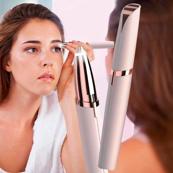 Универсальный женский портативный триммер на батарейках Finishing Touch Flawless Brows Розовый (YAB) 07k02p007v2 фото