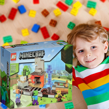 Конструктор Minecraft 82001, пластиковый, детский, 322 детали (593) 03k03p011 фото