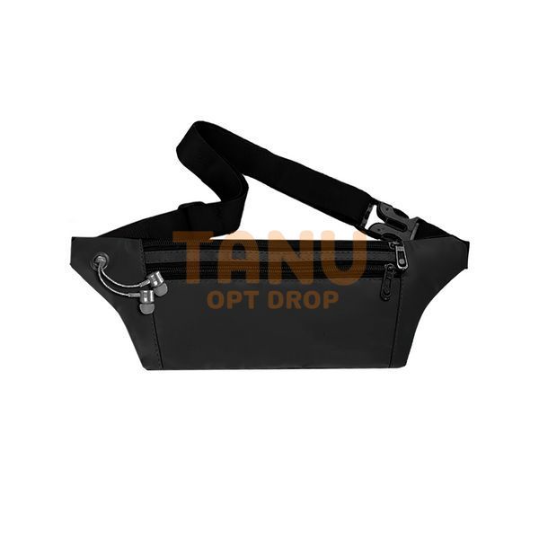 Спортивна сумка для бігу на пояс "Sport bag" Чорна/205 02k07p073v3 фото
