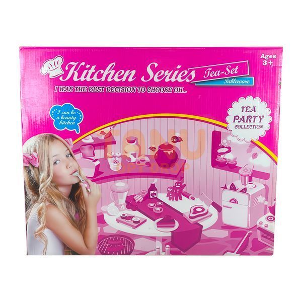 Дитячий ляльковий кухонний набір для чаювання Kitchen Series Tea-Set CH-06 33 предмети (AHMD) 03k09p167v8 фото