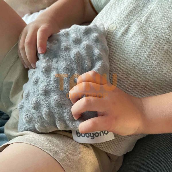 Охолоджуюча подушка-термофор грілка з вишневих кісточок CHERRY BabyOno Сірий (796/02) (SB) 03k17p461v2 фото