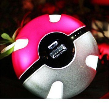 Повербанк Покебол 10000 mAh Power Bank Pokemon Go Розовый 11k12p094v2 фото
