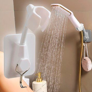 Настінний тримач-кронштейн на стіну для душу Shower Holder Білий 01k01p131v2 фото