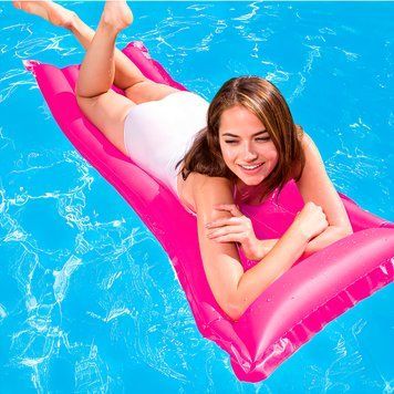 Пляжный Надувной Матрас Bestway 44007 183-69см, ремкомплект, 4цвета, в коробке. (М+) 02k10p046 фото