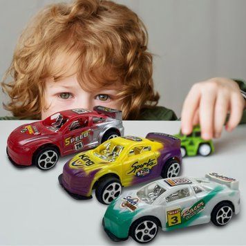 Набір дитячих іграшкових машинок MINI Racing Car 325E 4 шт (В) 03k10p358 фото