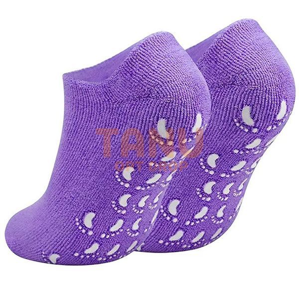 Увлажняющие гелевые косметические носочки для педикюра Spa Gel Socks Фиолетовые (205) 07k02p003v1 фото