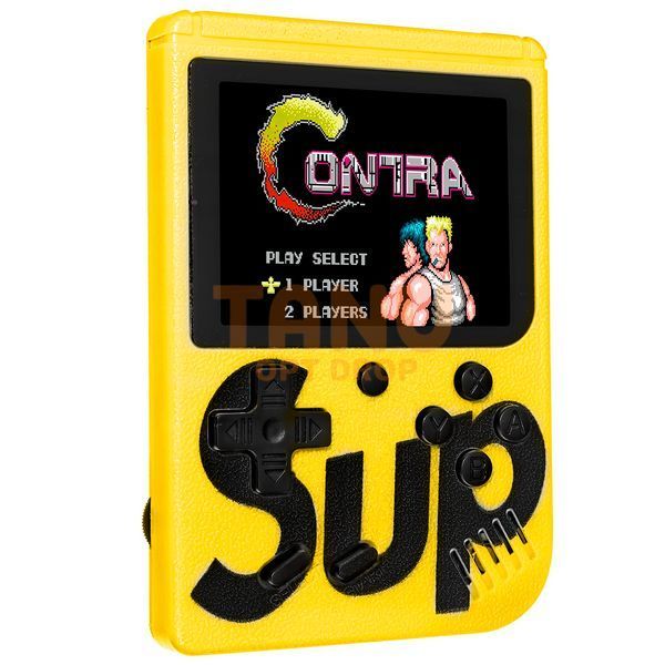 Игровая портативная ретро-приставка Sup Game Box Dendy SEGA 8bit 400 игр Желтая 11k10p040v2 фото