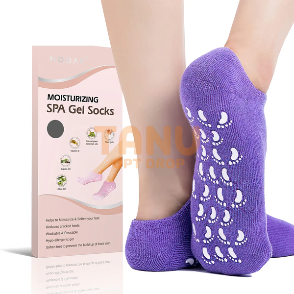 Увлажняющие гелевые косметические носочки для педикюра Spa Gel Socks Фиолетовые (205) 07k02p003v1 фото