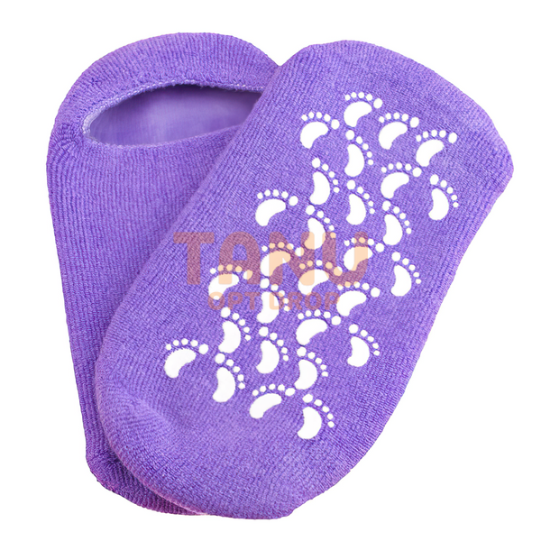 Увлажняющие гелевые косметические носочки для педикюра Spa Gel Socks Фиолетовые (205) 07k02p003v1 фото