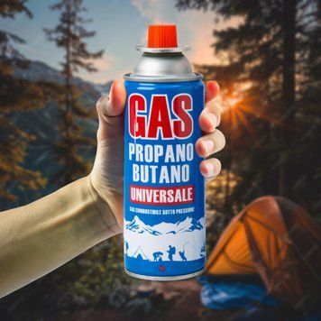 Кемпінговий газовий балончик сумісний з різними насадками GAS Propano Butano 340 мл(220г) 14k01p008v6 фото