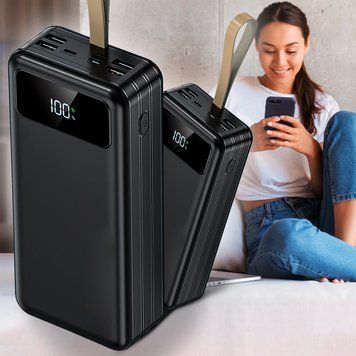 УМБ Power Bank ViaKing YM-319 50000 mAh Черный (N-1) 11k12p010v2 фото