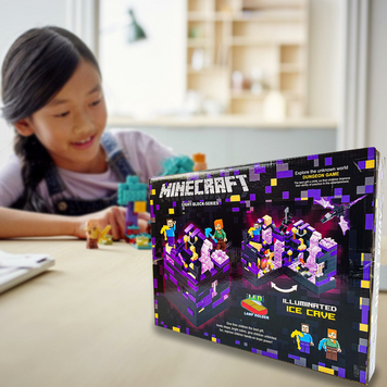Конструктор Minecraft 10004, для детей, элементы с LED-подсветкой, 346 деталей (593) 03k03p020 фото