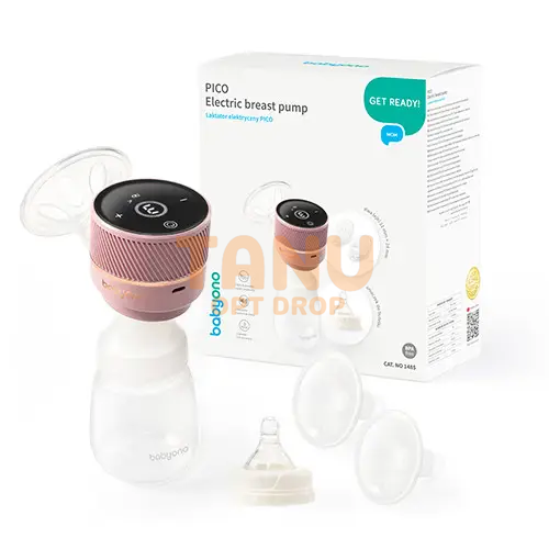 Трифазний електричний акумуляторний молоковідсмоктувач BabyOno PICO 1485 (SB) 03k17p462 фото