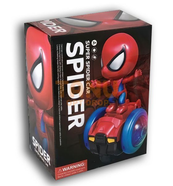 Інтерактивна іграшка машинка Super SPIDER Car зі світловими ефектами та музикою 03k05p089 фото
