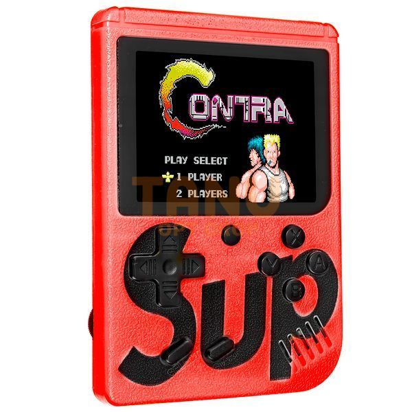 Игровая портативная ретро-приставка Sup Game Box Dendy SEGA 8bit 400 игр Красная 11k10p040v3 фото