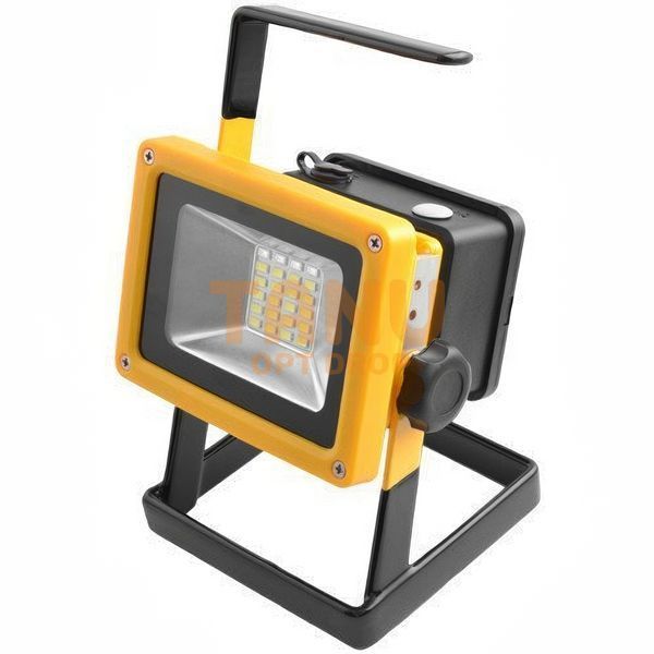 Мощный аккумуляторный LED прожектор 30W светодиодный фонарь зарядный 12V, 220V (12) 02k11p188 фото