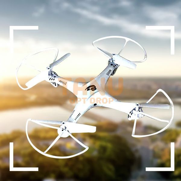 Квадрокоптер на радіокеруванні без камери 6axis Gyro Білий 11k05p015 фото
