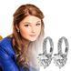 Сережки з фіанітами &laquo;Айме&raquo; в срібному кольорі/TND 07k06p018 фото 1