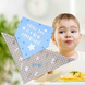 Детский нагрудник-шарф BabyOno Новые приключения 879/04, 2 в 1, 42*21 см (SB) 03k17p336v4 фото 1