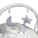 Кресло-качалка для детей качели El Camino ME 1047 AIRY Stars серое с большим набором функций (M+) 03k15p059v3 фото 3
