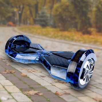 Гіроборд Smart Balance Wheel Transformers&nbsp;8" Синій вогонь (Tao-Tao, Самобаланс, Led, Bluetooth, сумка) 13k05p003v2 фото