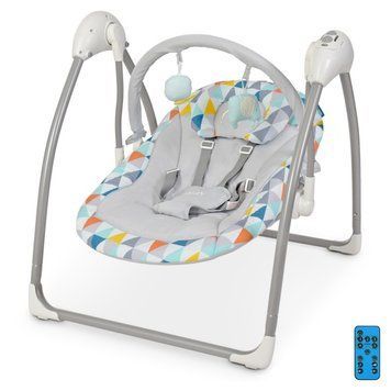 Крісло-гойдалка для дітей гойдалки El Camino ME 1047 AIRY Stars Triangle Multicol з великим набором функцій (M +) 03k15p059v2 фото