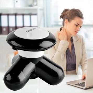 Мультифункциональный USB вибромассажер для спина и шеи Mimo (мимо) Черный 06k01p044v4 фото
