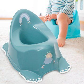 Дитячий пластиковий антиковзний горщик із музикою Tega Baby "Метео" М'ятний (PO-079-165) (SB) 03k20p036v1 фото