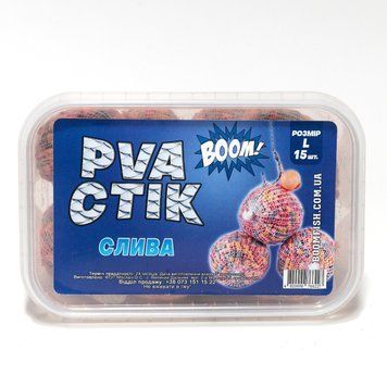 Стіки кормові риболовні BOOM PVA L (15 шт) Слива 02k04p221v6 фото
