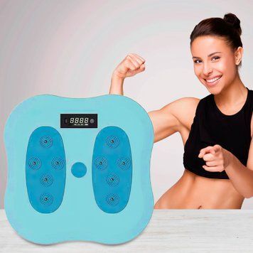 Диск Здоровье с массажем для стоп Waist Twisting Disc с подсчетом калорий Торсиона бирюзовый (205) 06k01p098v1 фото